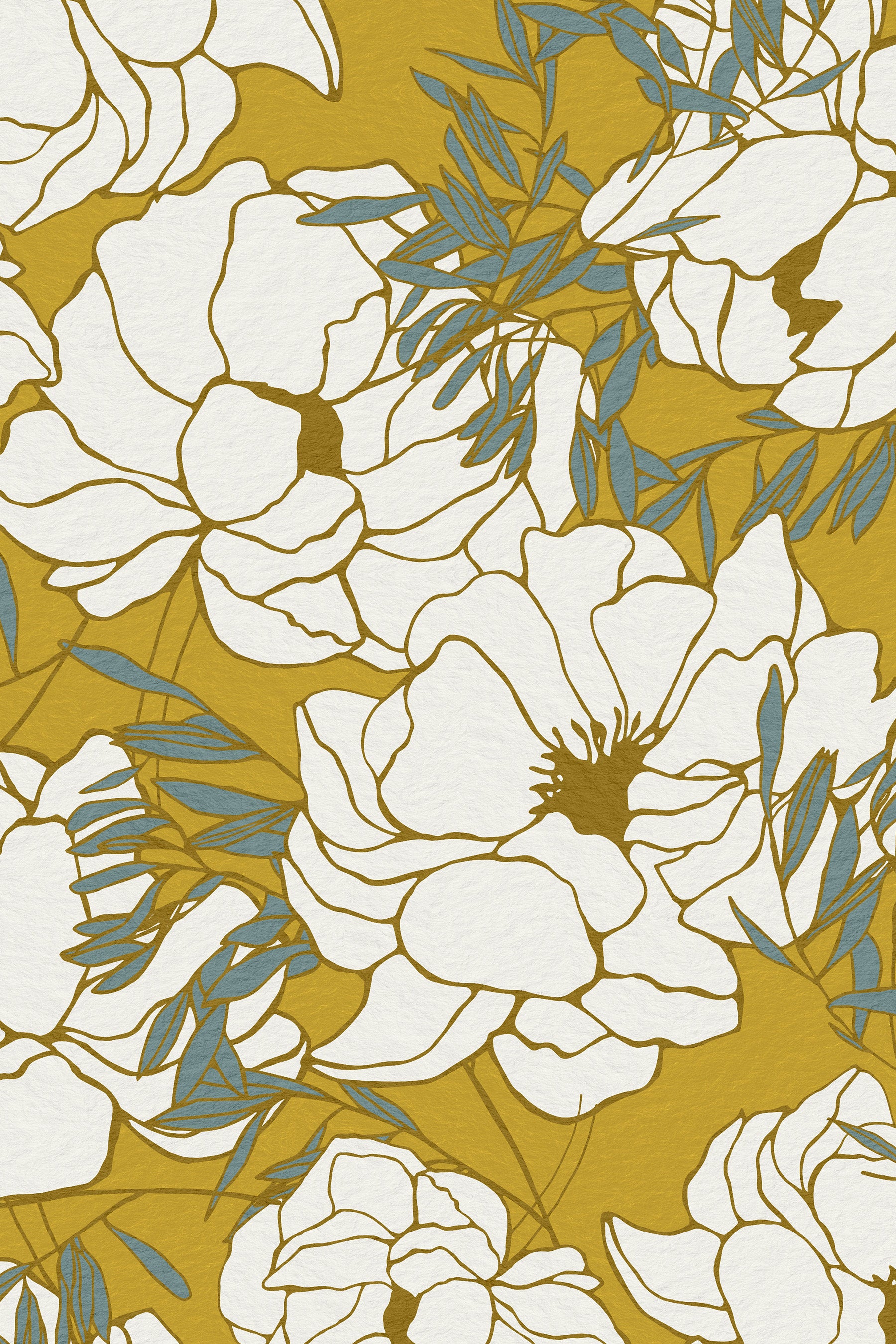 Olivia Mustard Wallpaper Design