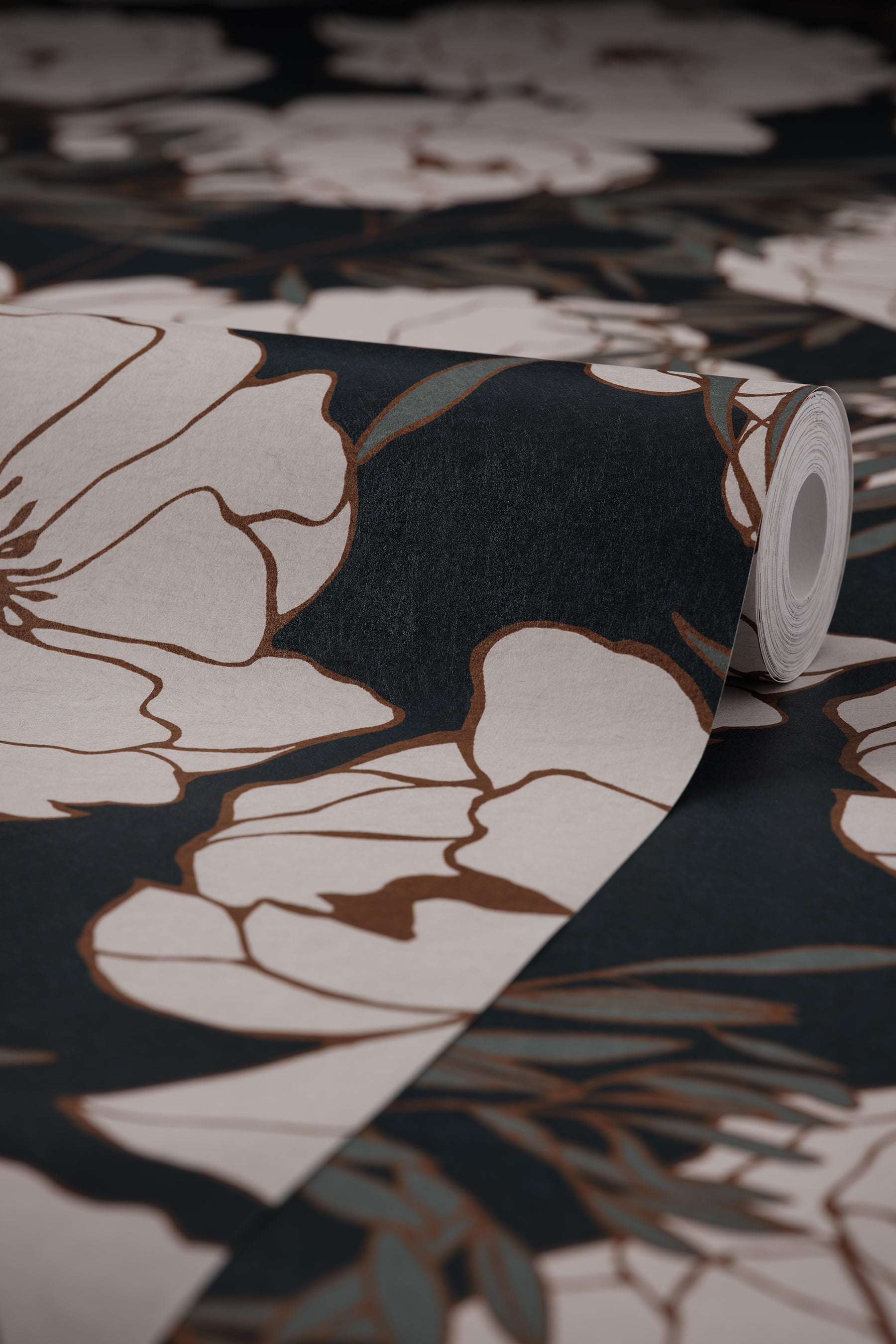 Olivia Peacock Roll Detail Image