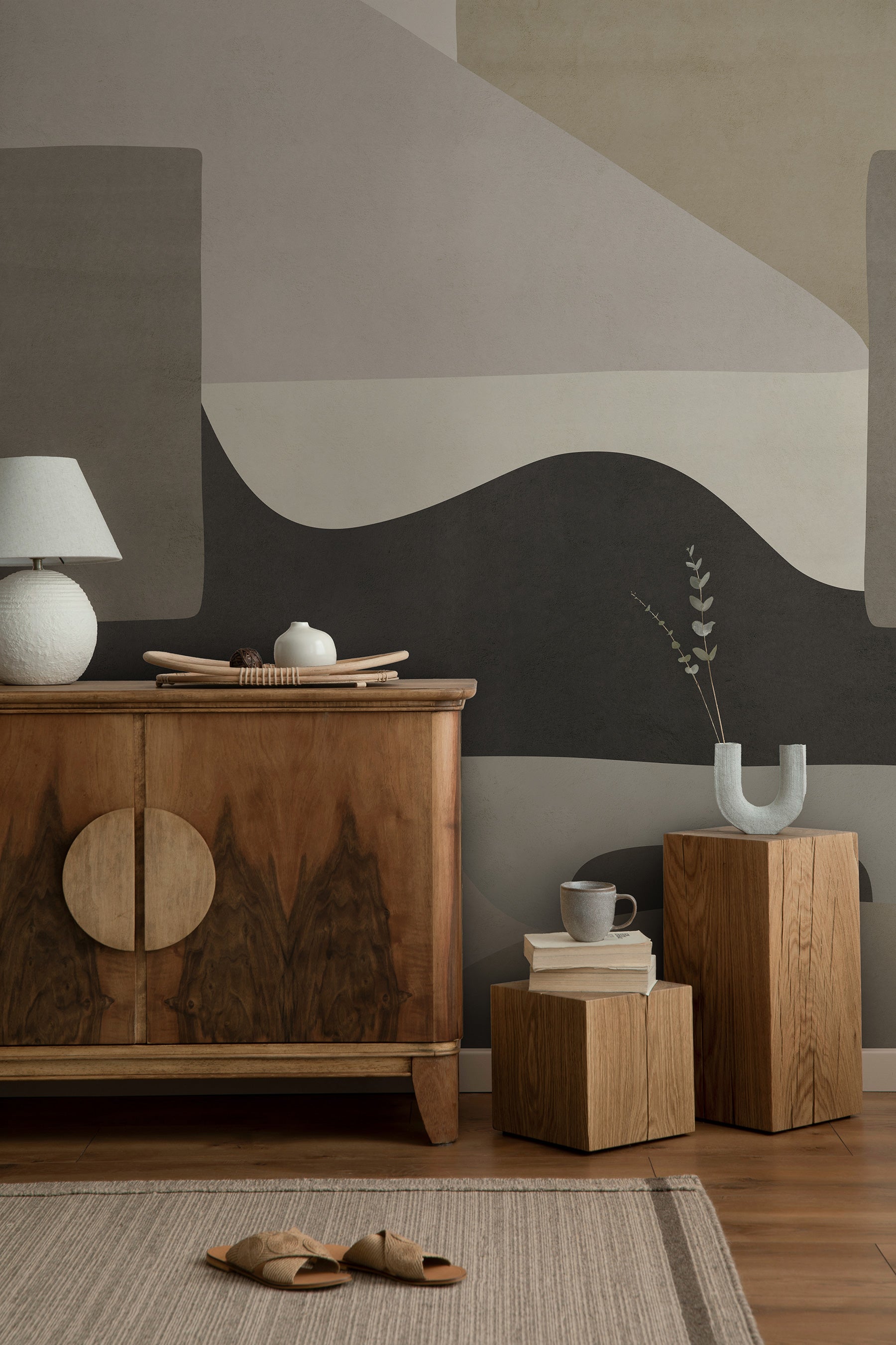 Salinas Mural Timber Wide Lifestyle Image