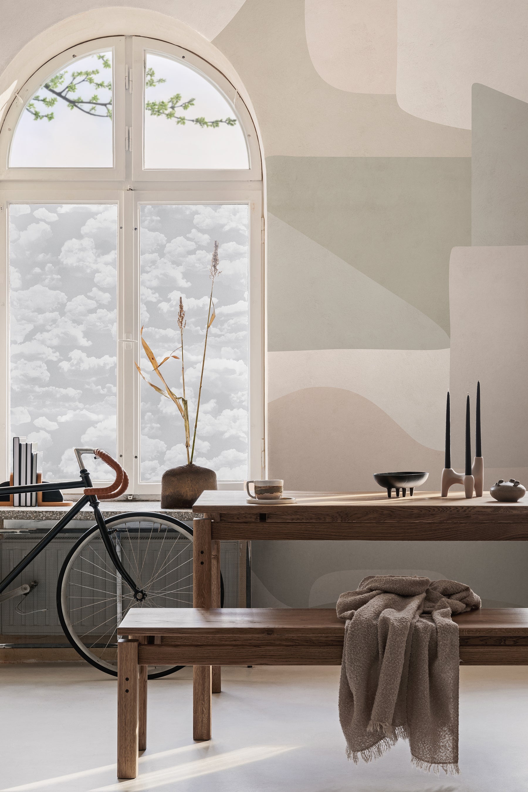 Salinas Mural Desert Rose Wide Lifestyle Image