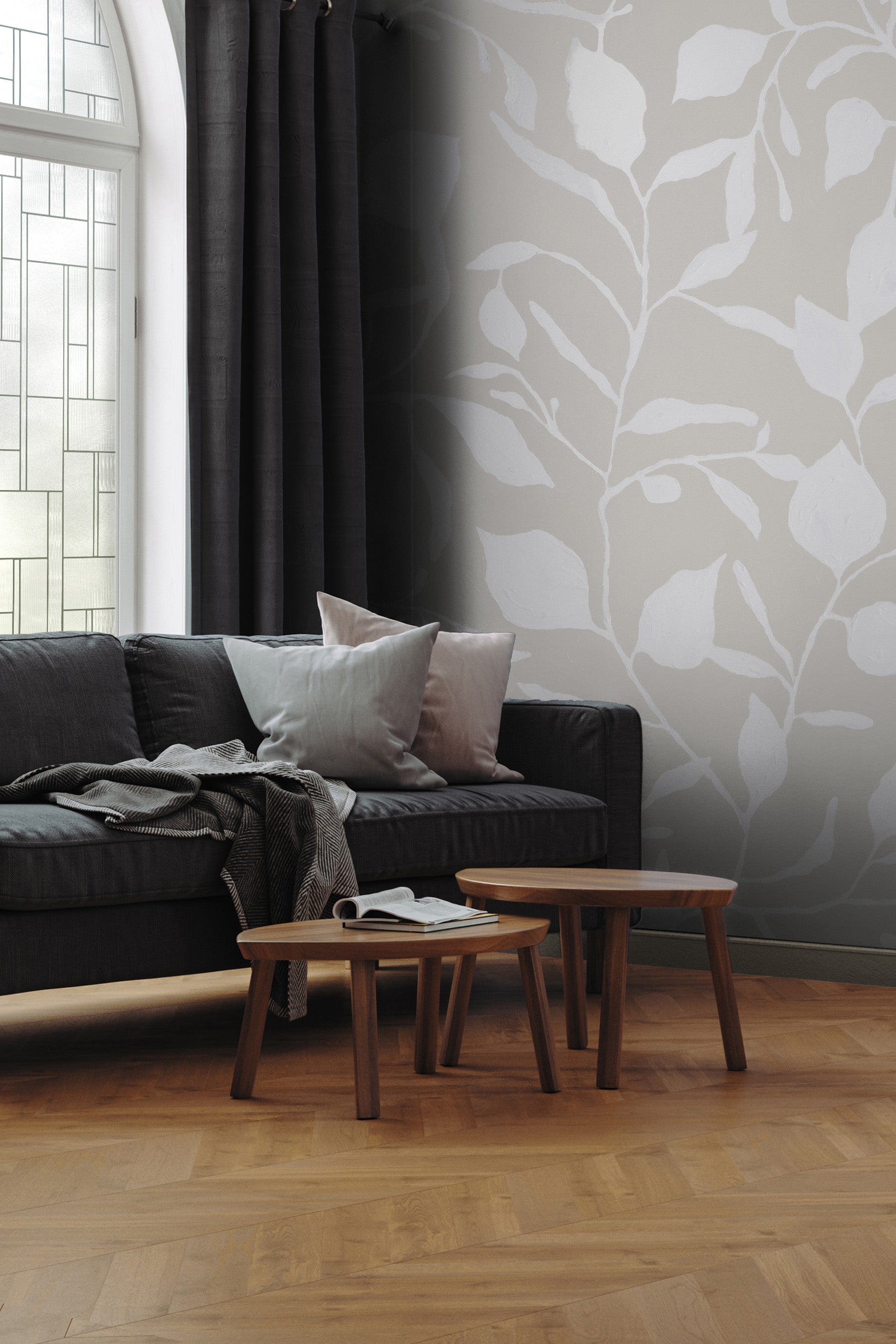 Cleo Mural Whisper Wide Lifestyle Image