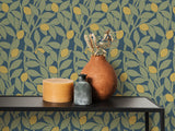 Citrus Grove Navy Sage - Lemons