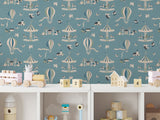 Funfair Soft Blue - Polka Dots