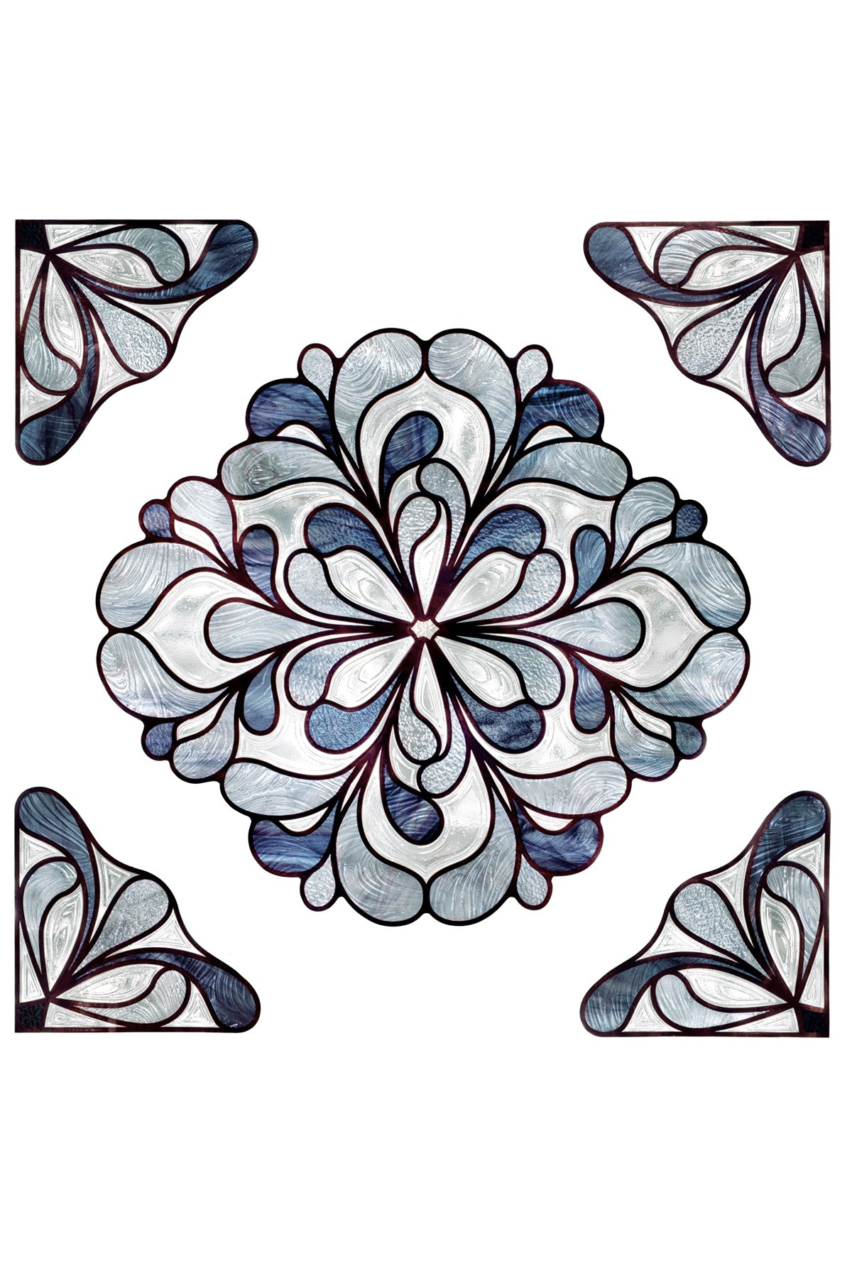 Artscape Capri Slate Accent  - Decorative Privacy Window Films