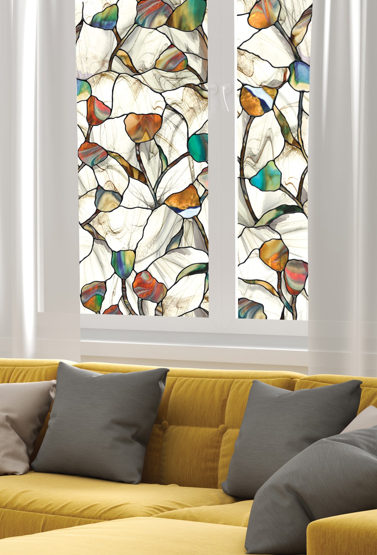 Artscape Tulips  - Decorative Privacy Window Films