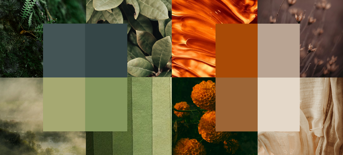 Rooted in Color, Volume 1: Amber & Alder + Soft Evergreen