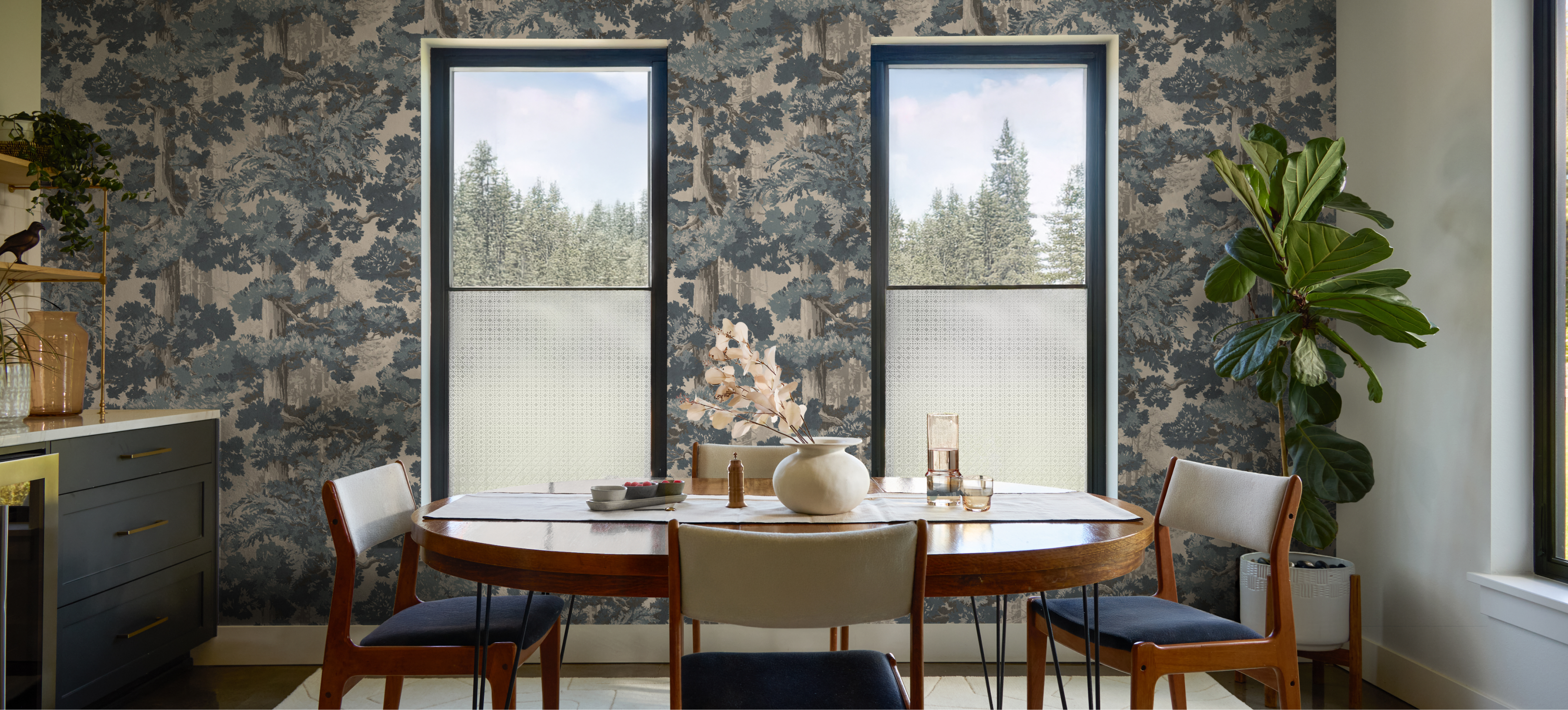 A Forest Feeling, Indoors: Tree-Inspired Wallpaper & Window Films