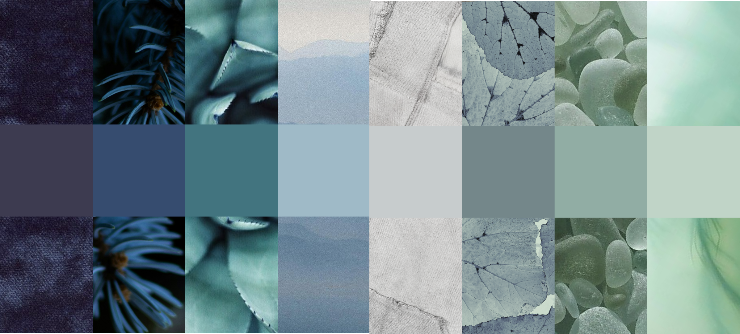 Rooted in Color - Part Three - Grounding Blues and Quiet Greens