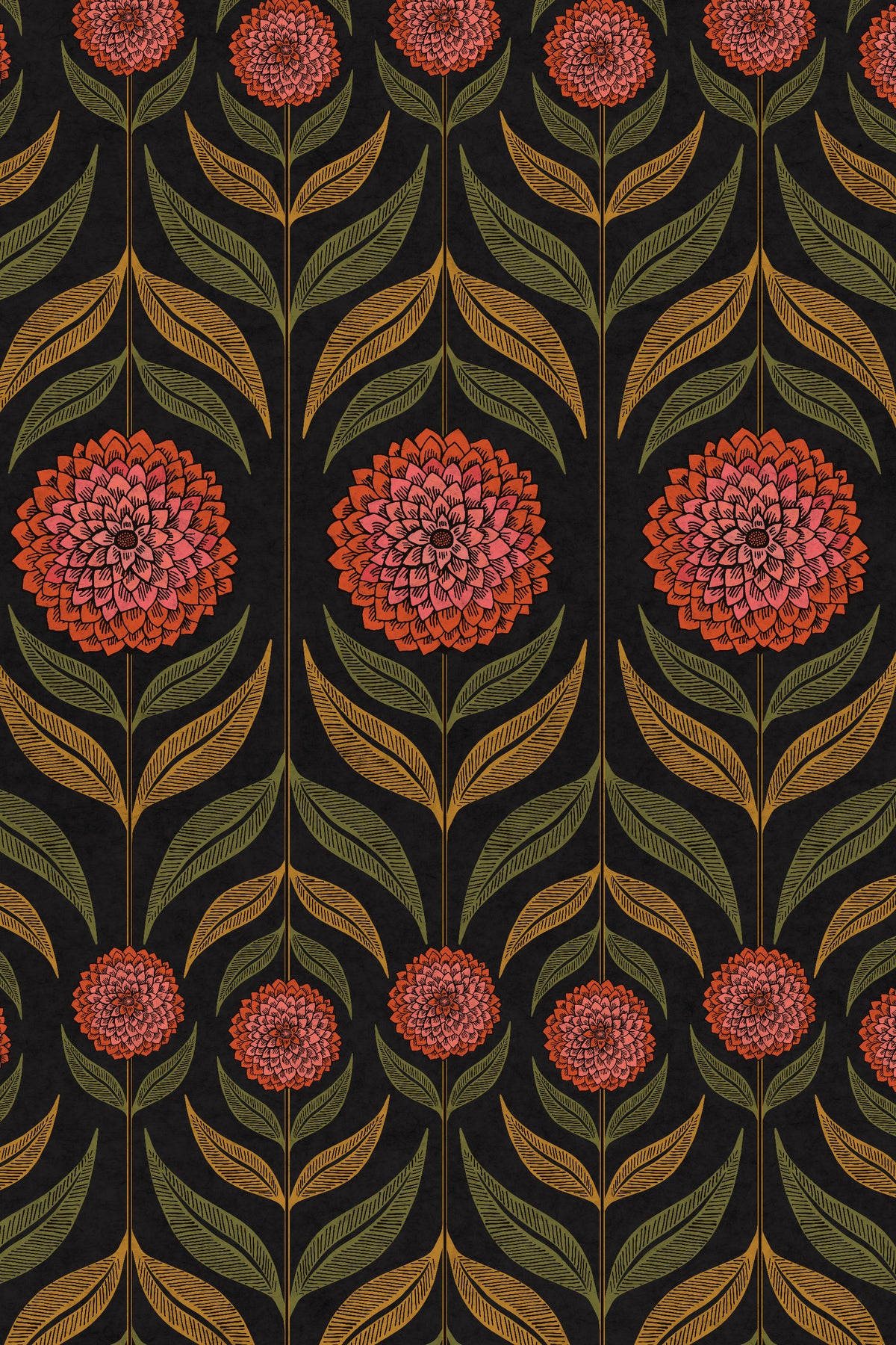 Charlotte Carousel Wallpaper Design