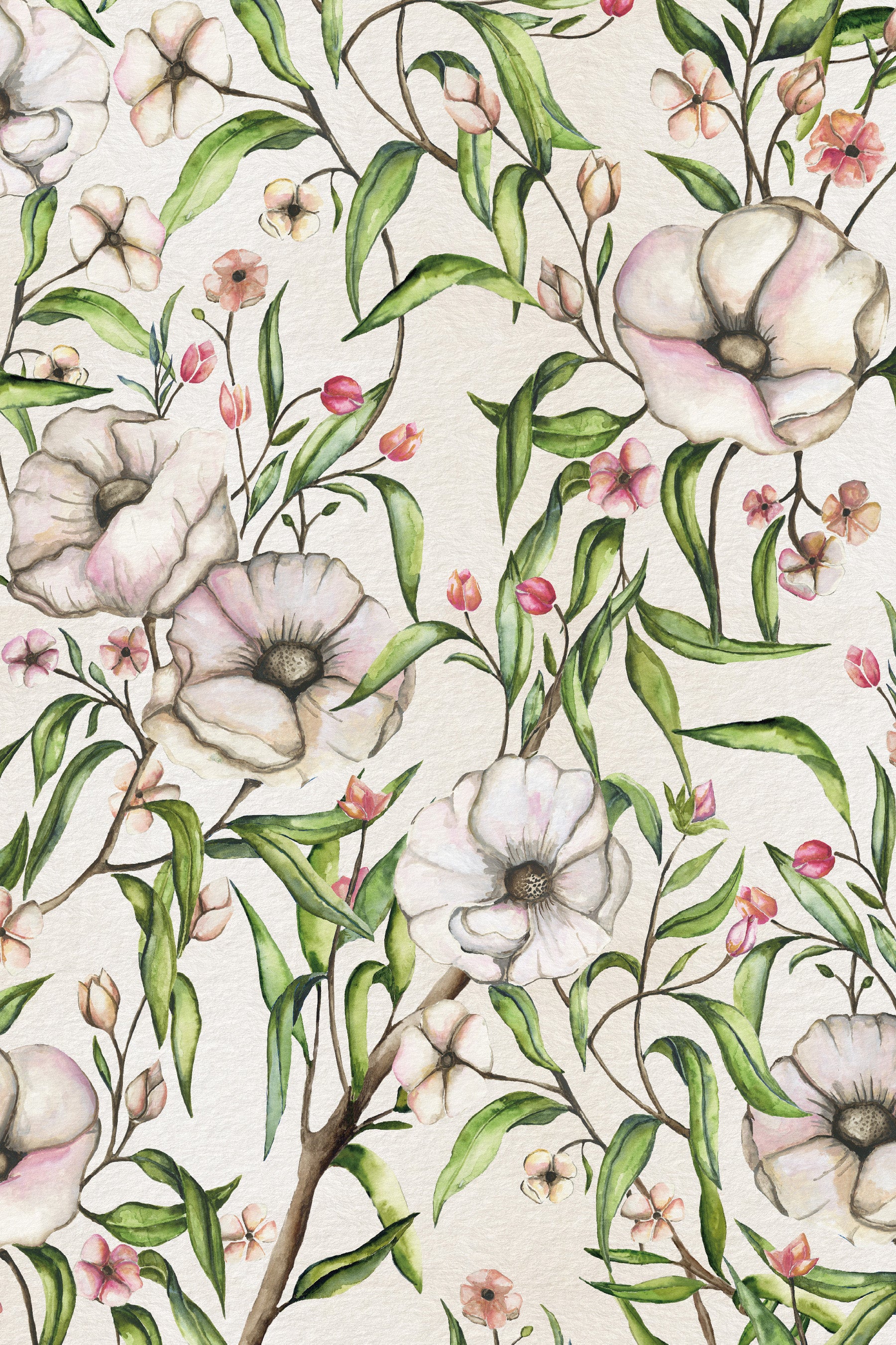 Emma  Chiffon Wallpaper Design