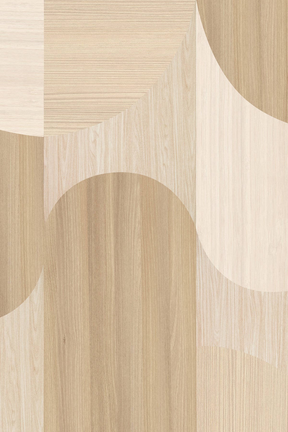 Arches Mural Oak Wallpaper Design