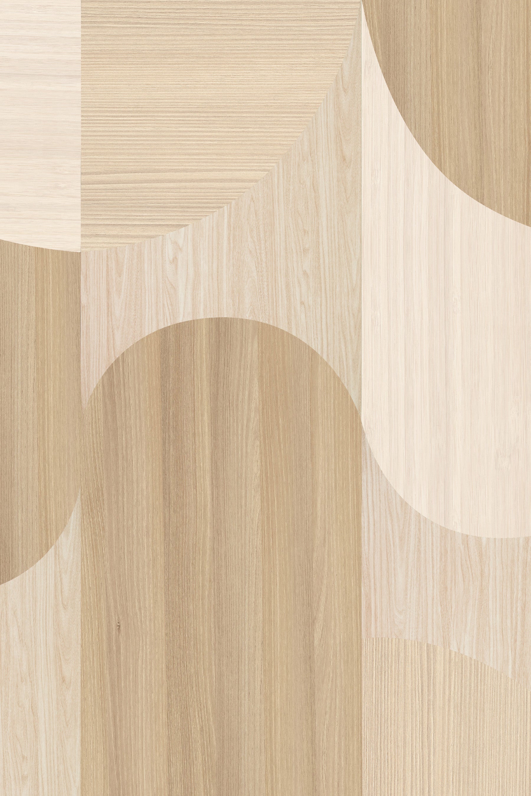 Arches Mural Oak Wallpaper Design