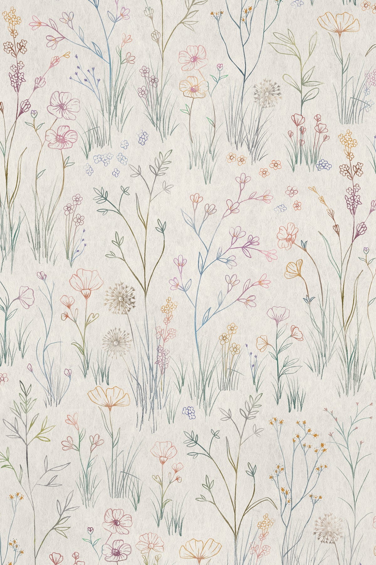 Meadow Carnival Wallpaper Design