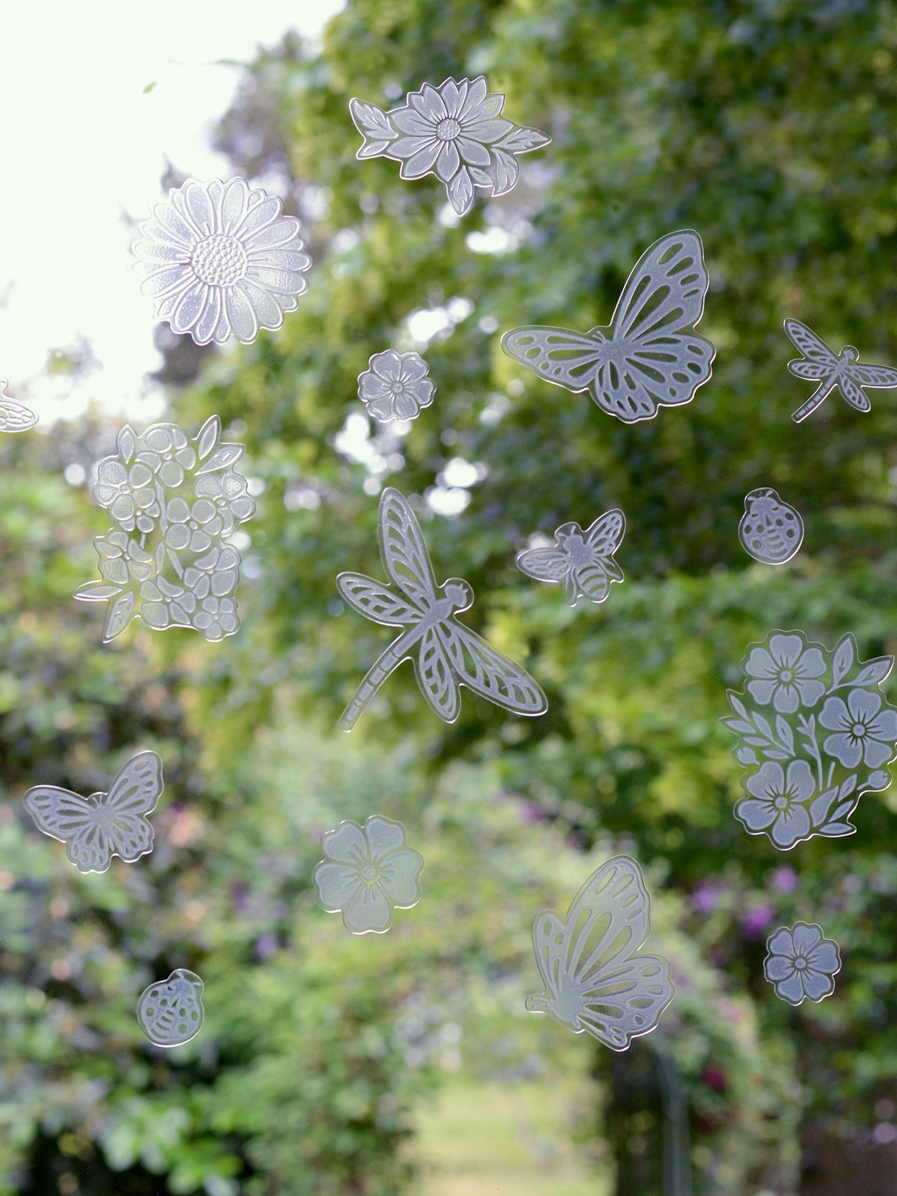 Wings and Blooms Bird Deflectors