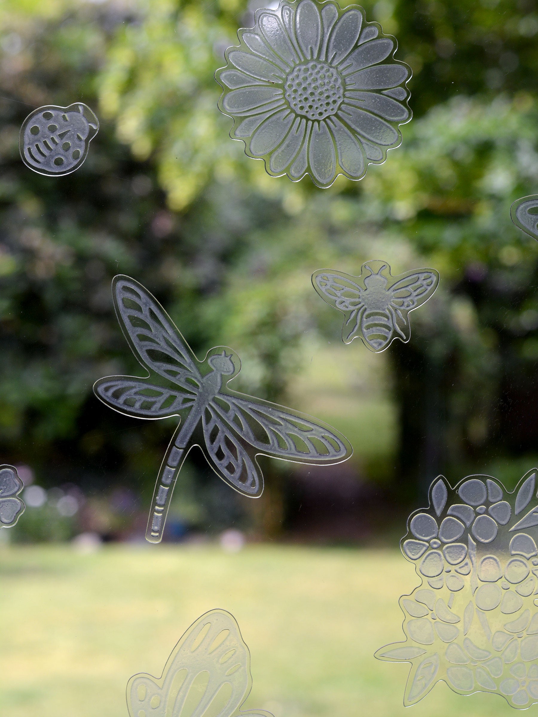 Wings and Blooms Bird Deflectors
