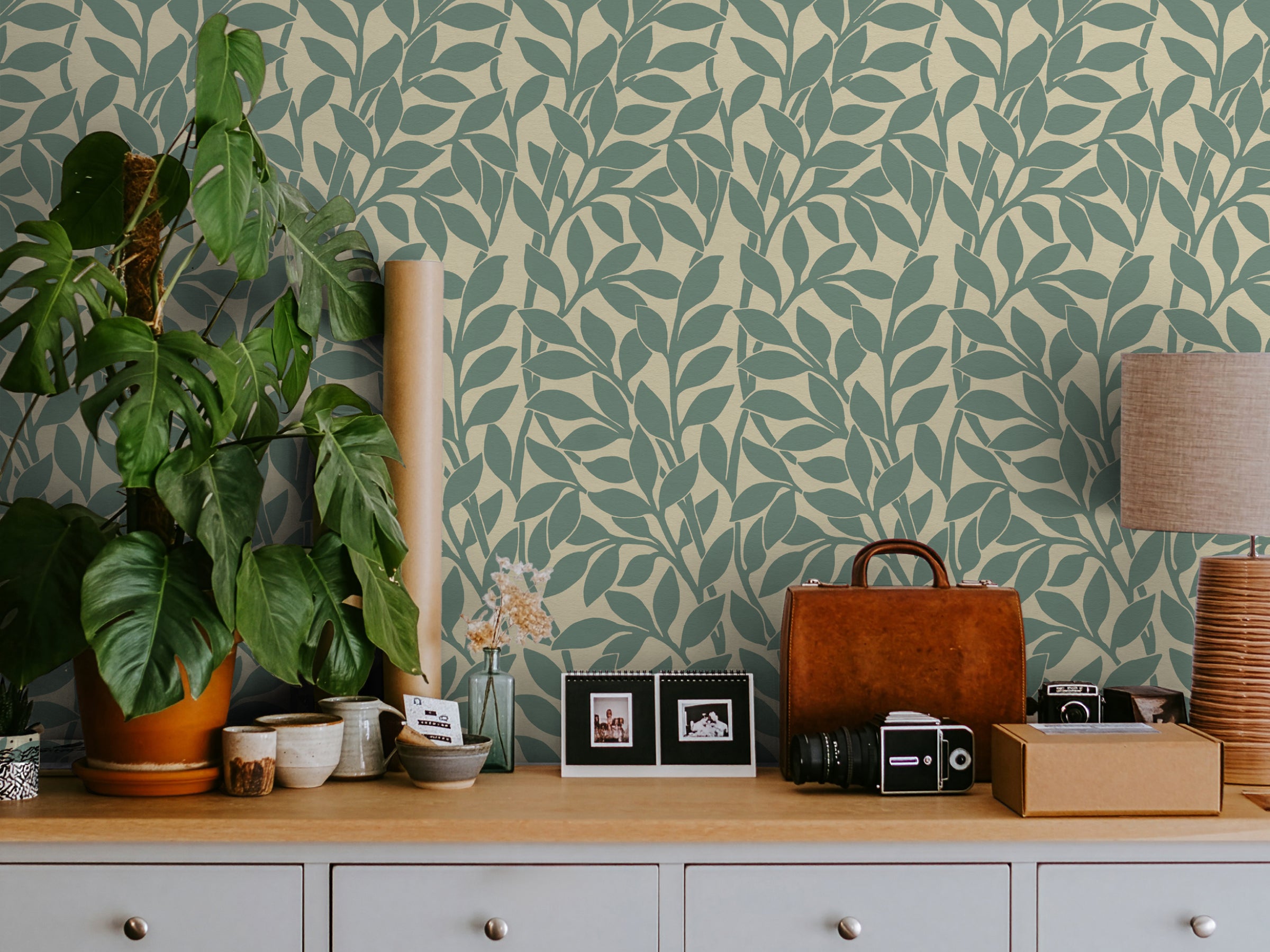 Citrus Grove Pine Green - Leaves