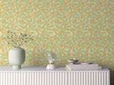 Citrus Grove Lichen Green - Oranges