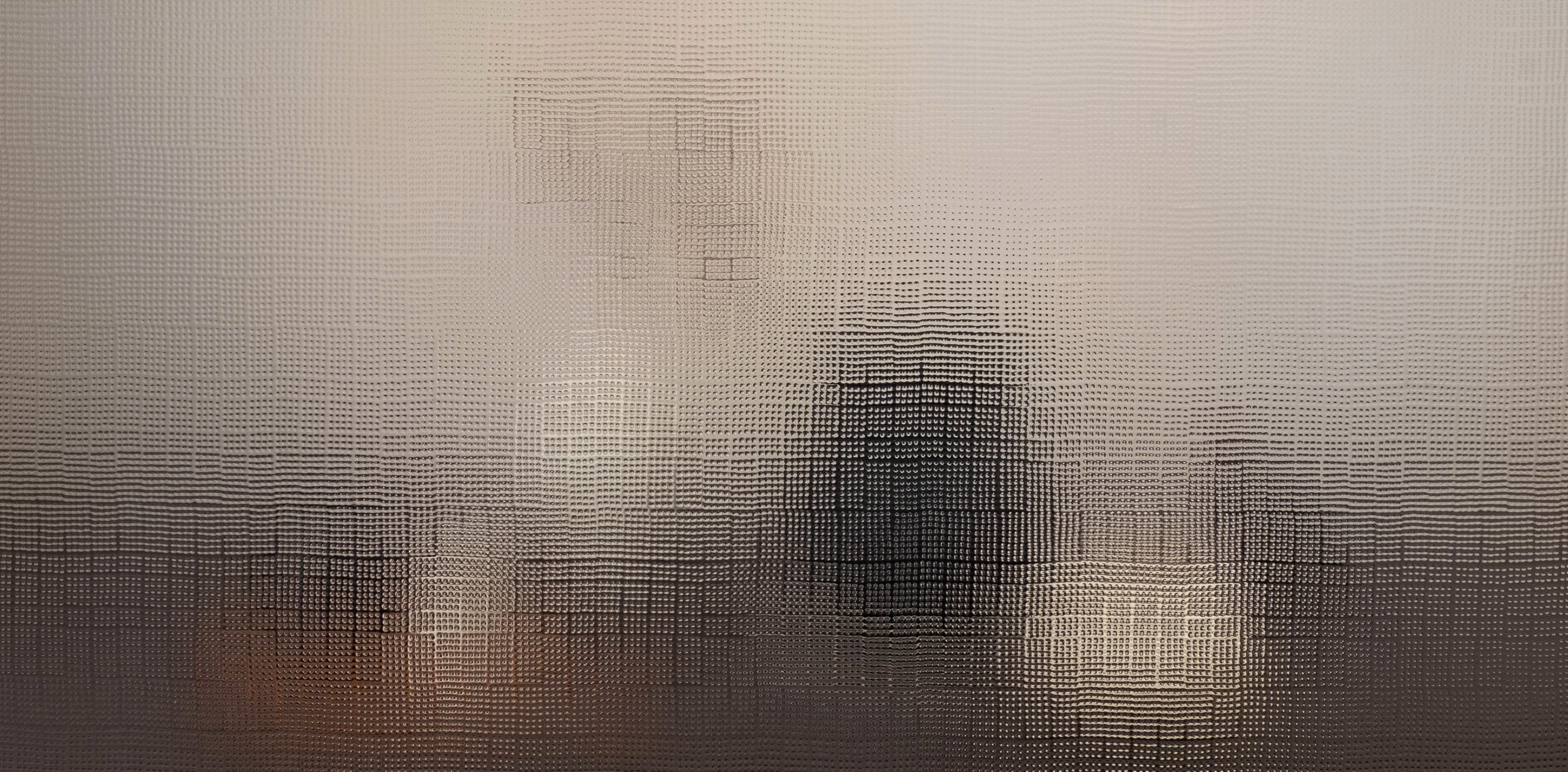 An image of a still life setting, obscured by the City Block window film in order to exhibit the privacy level of the selected film.