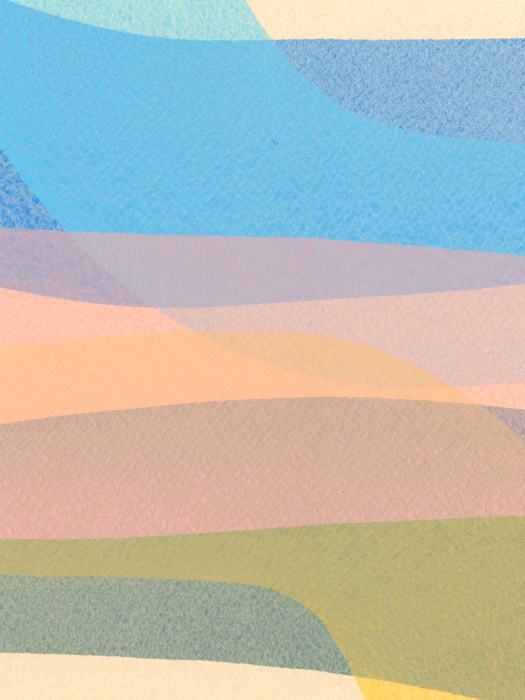 Color Fields - Warm Billow