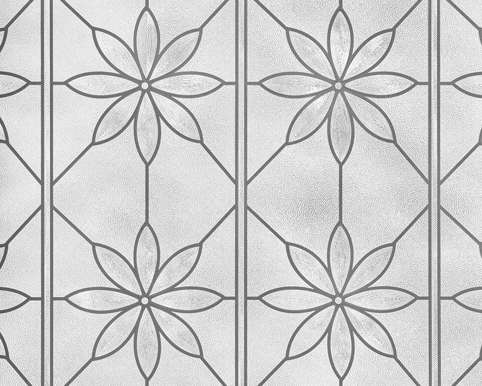 Leaded Window Pattern Daisy | Window Film with Textured Leaded Glass Pattern | Made in USA ...