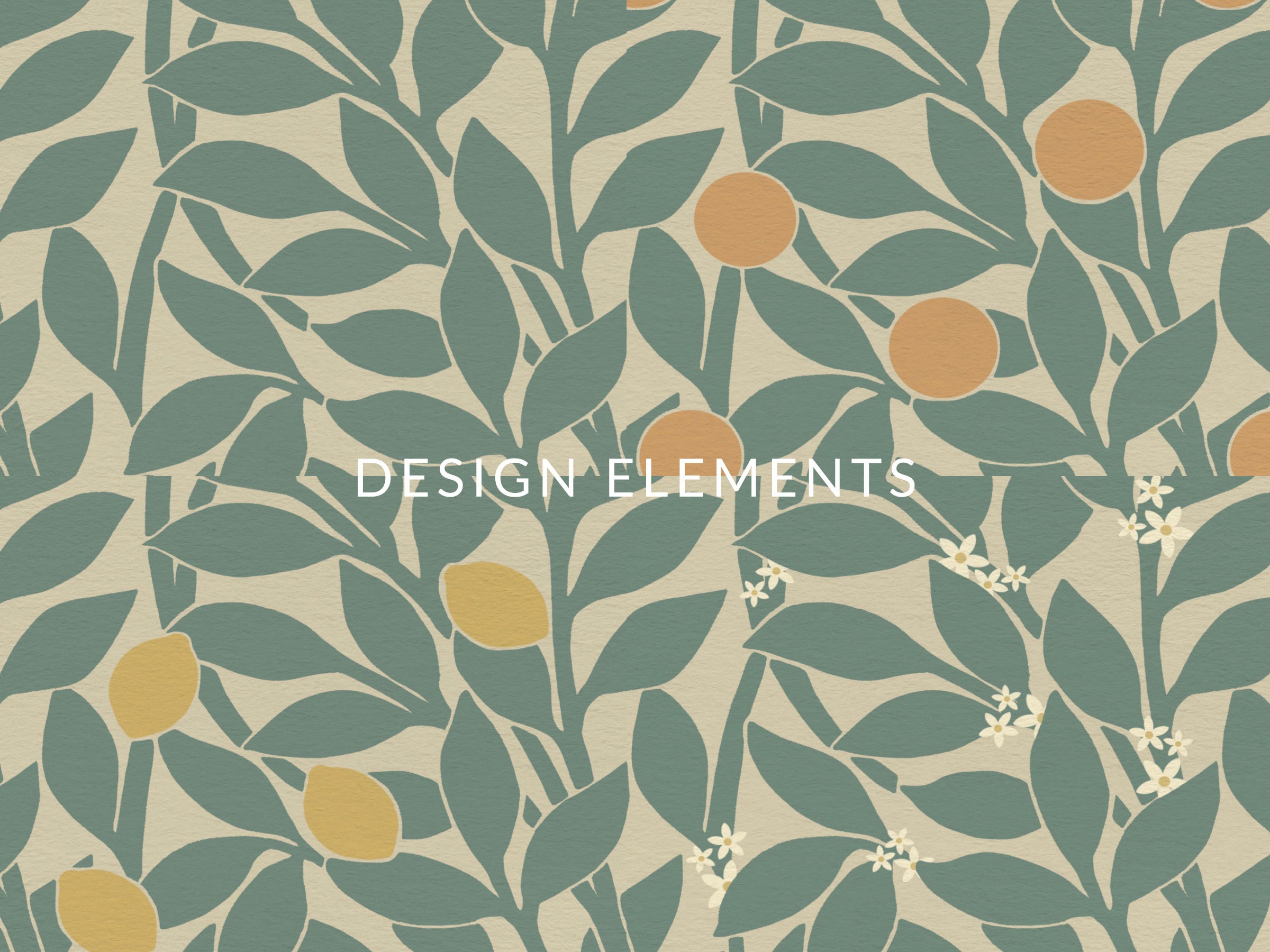 Citrus Grove Pine Green - Leaves