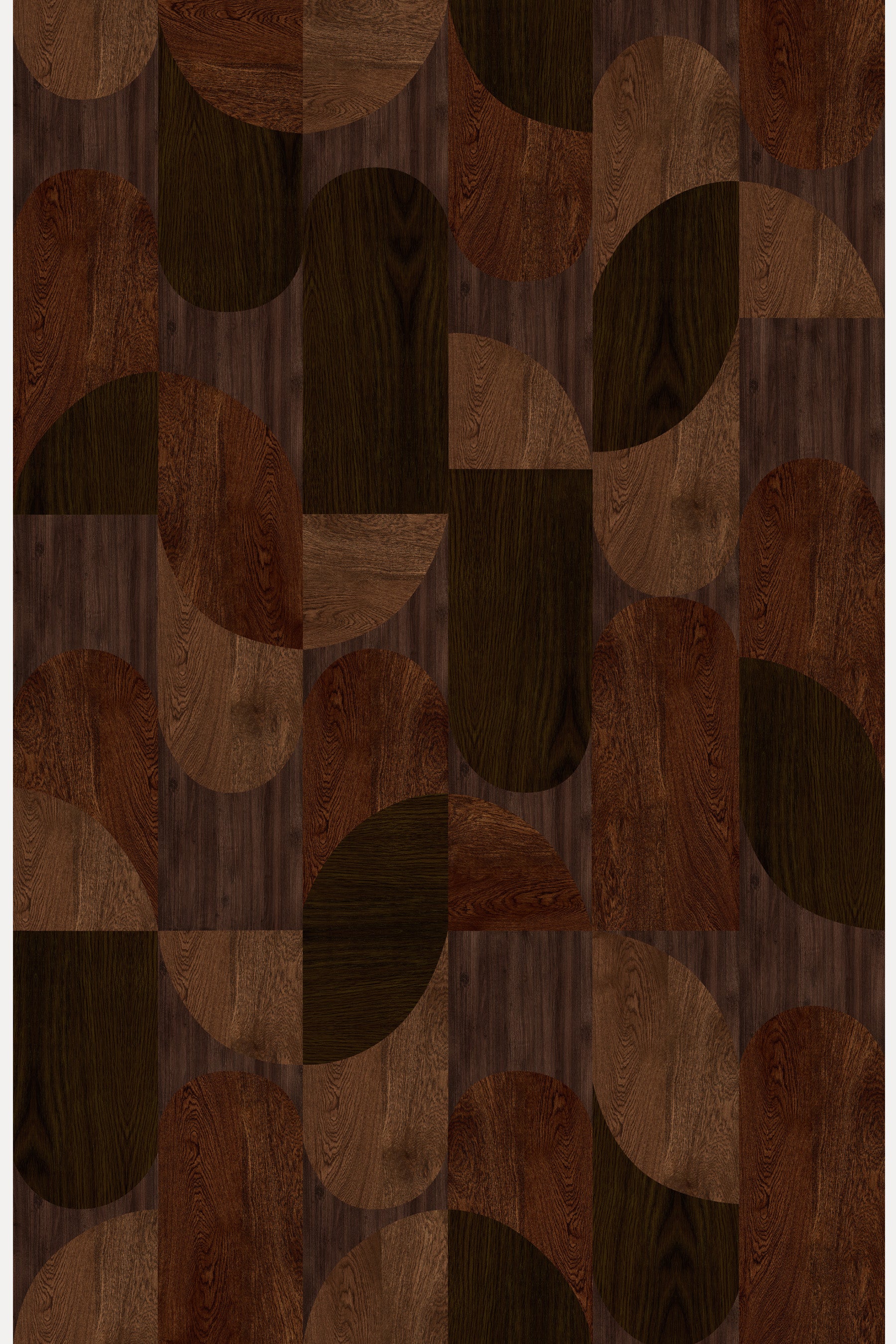 Arches Mural Mahogany Full Design Panel Image