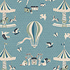 Funfair Soft Blue Polka Dots