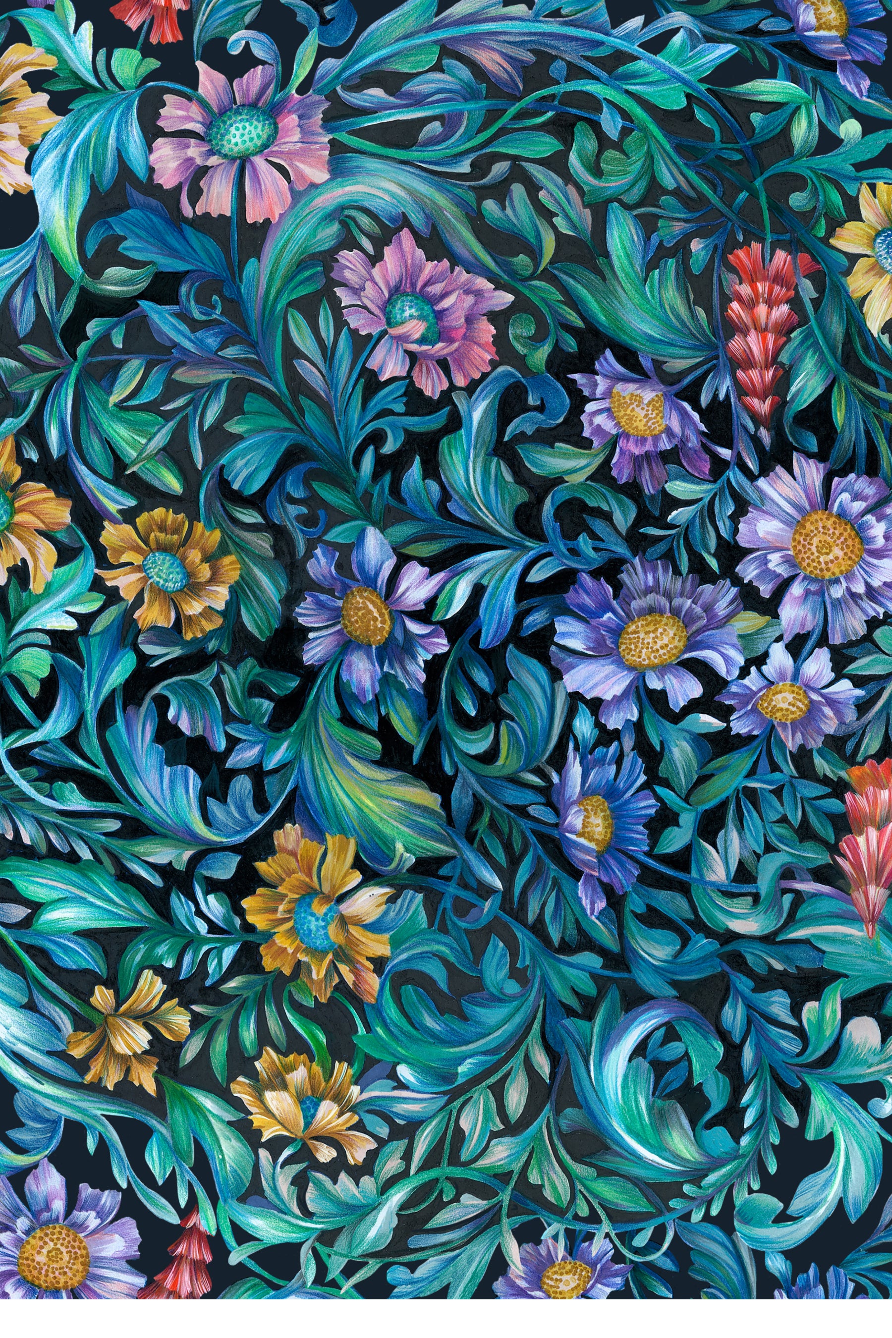 Midnight Garden Sample | Wallpaper by Artscape | Made in Sweden ...