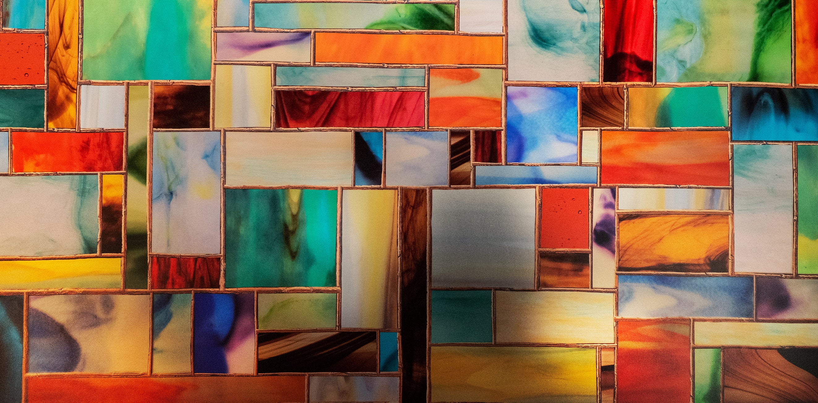 An image of a still life setting, obscured by the Montage window film in order to exhibit the privacy level of the selected film.
