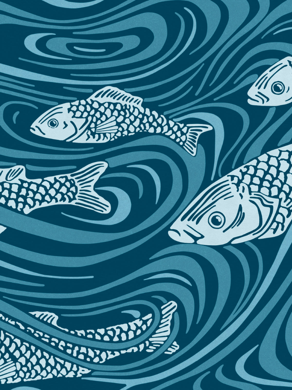 Nouveau Fish - Blue Koi