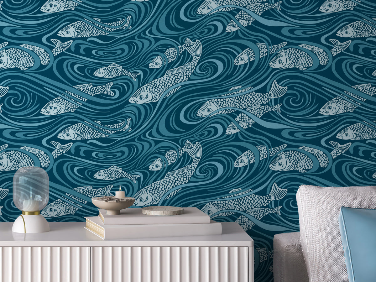 Nouveau Fish - Blue Koi