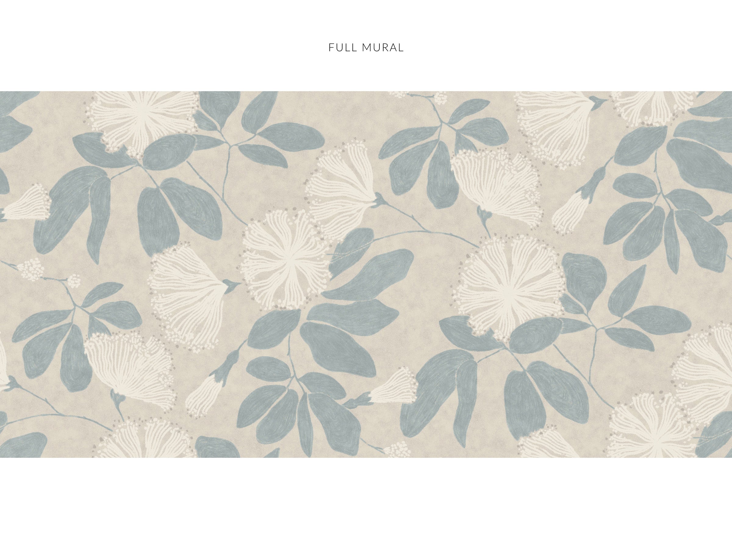 Passion Flower Mural - Whisper Sea