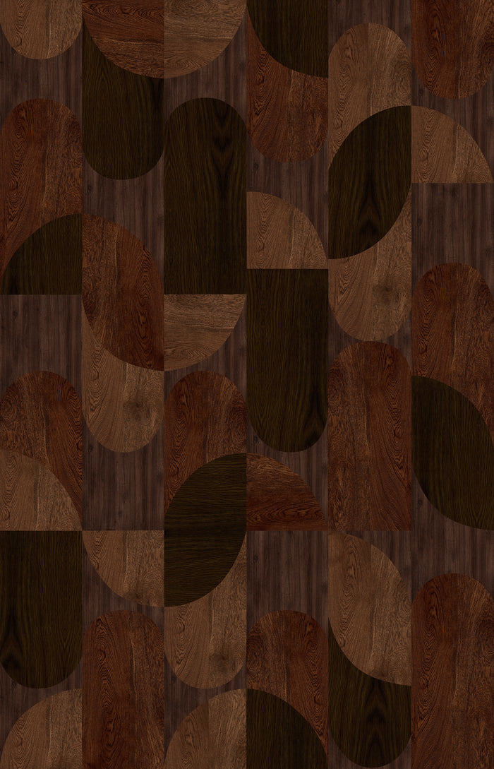 Arches Mural - Mahogany
