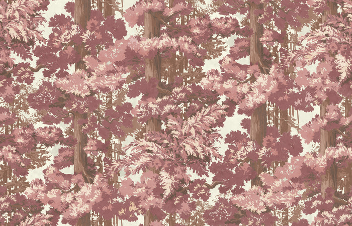 Sequoia Mural - Bark Rose