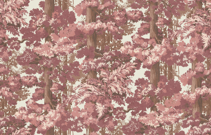 Sequoia Mural - Bark Rose