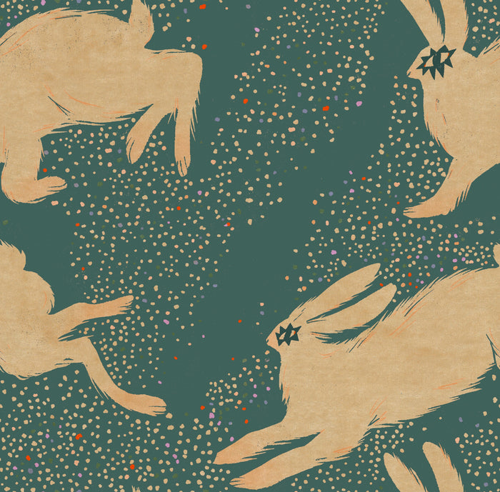 Year of the Rabbit - Teal Hop