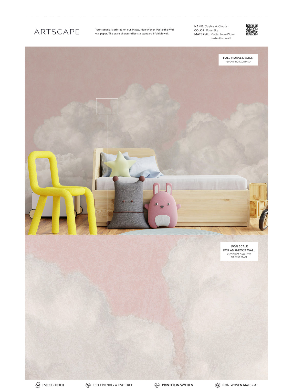 Daybreak Clouds - Rose Sky