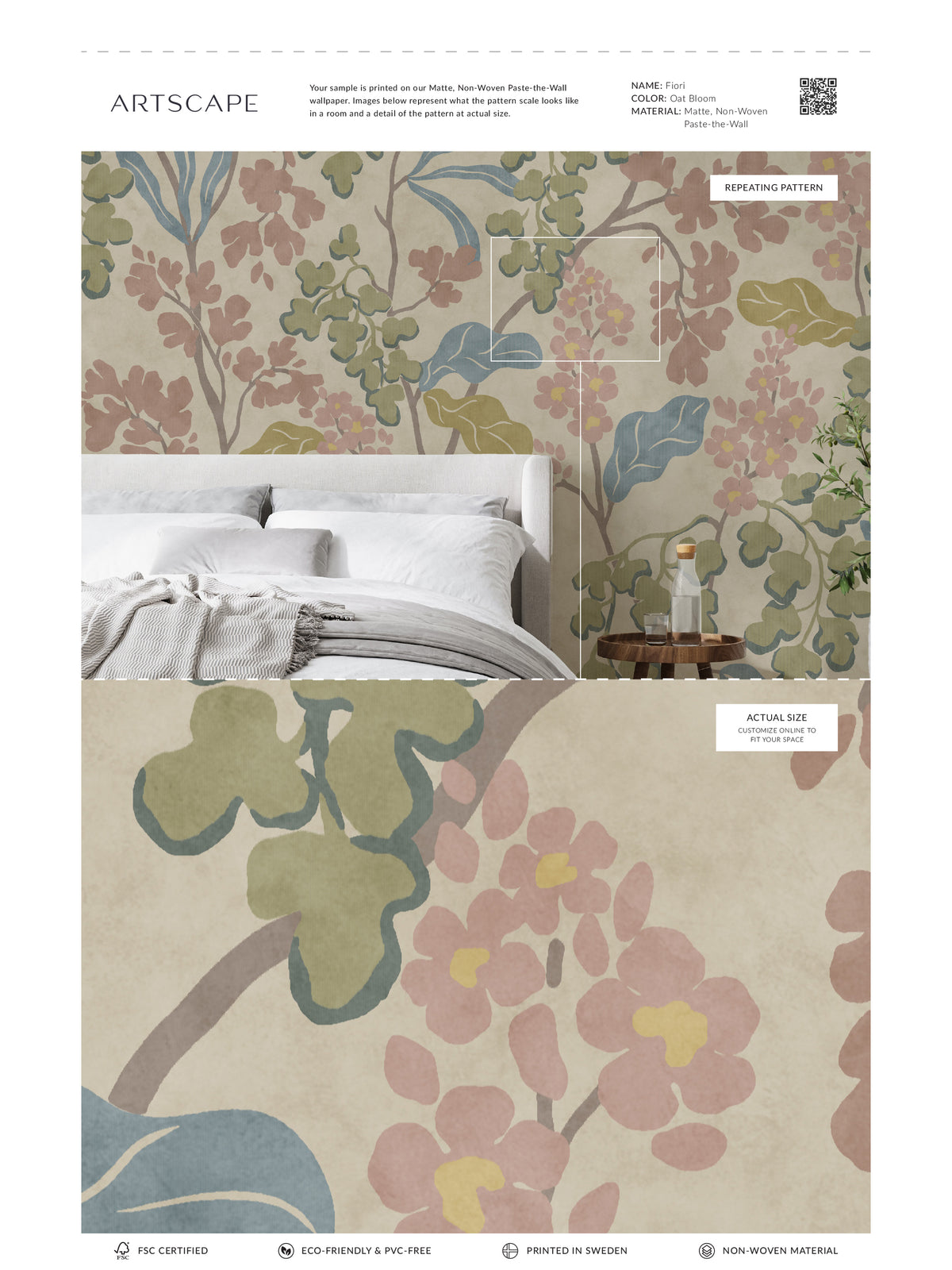Fiori Mural - Oat Bloom