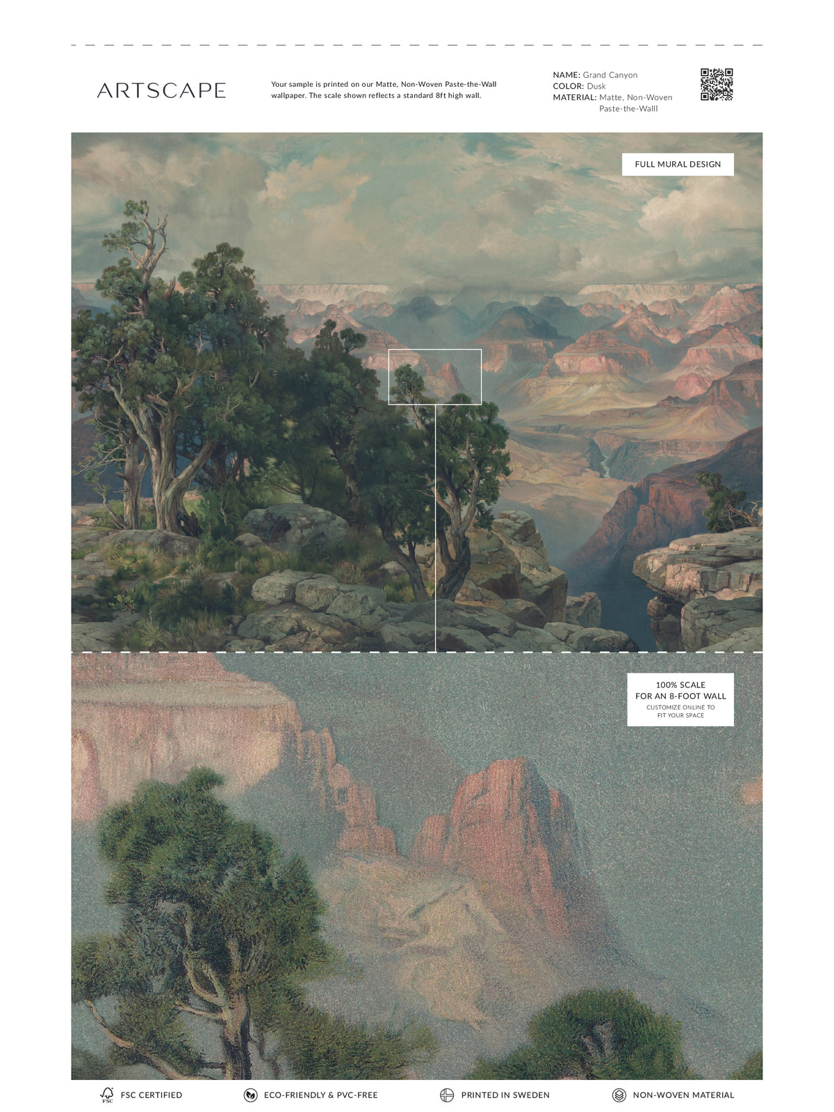 Grand Canyon Mural - Dusk