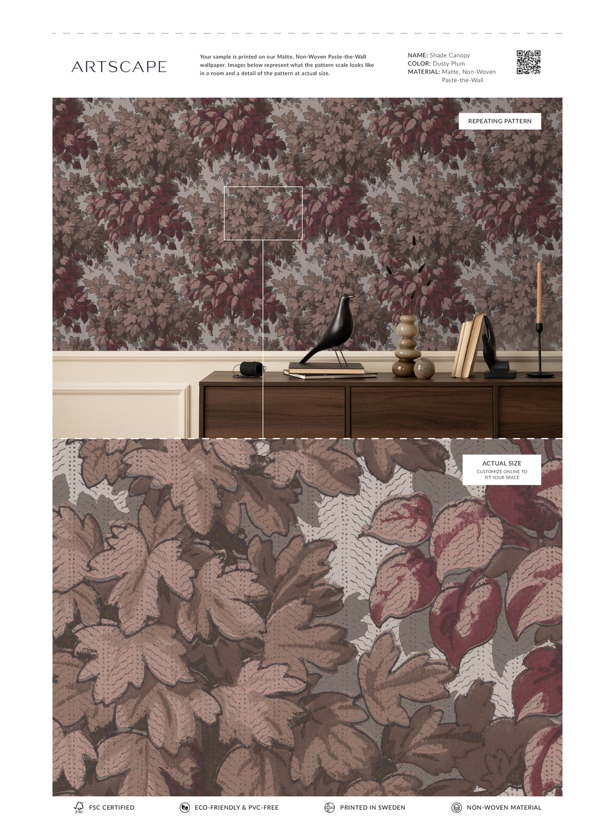 Shade Canopy - Dusty Plum