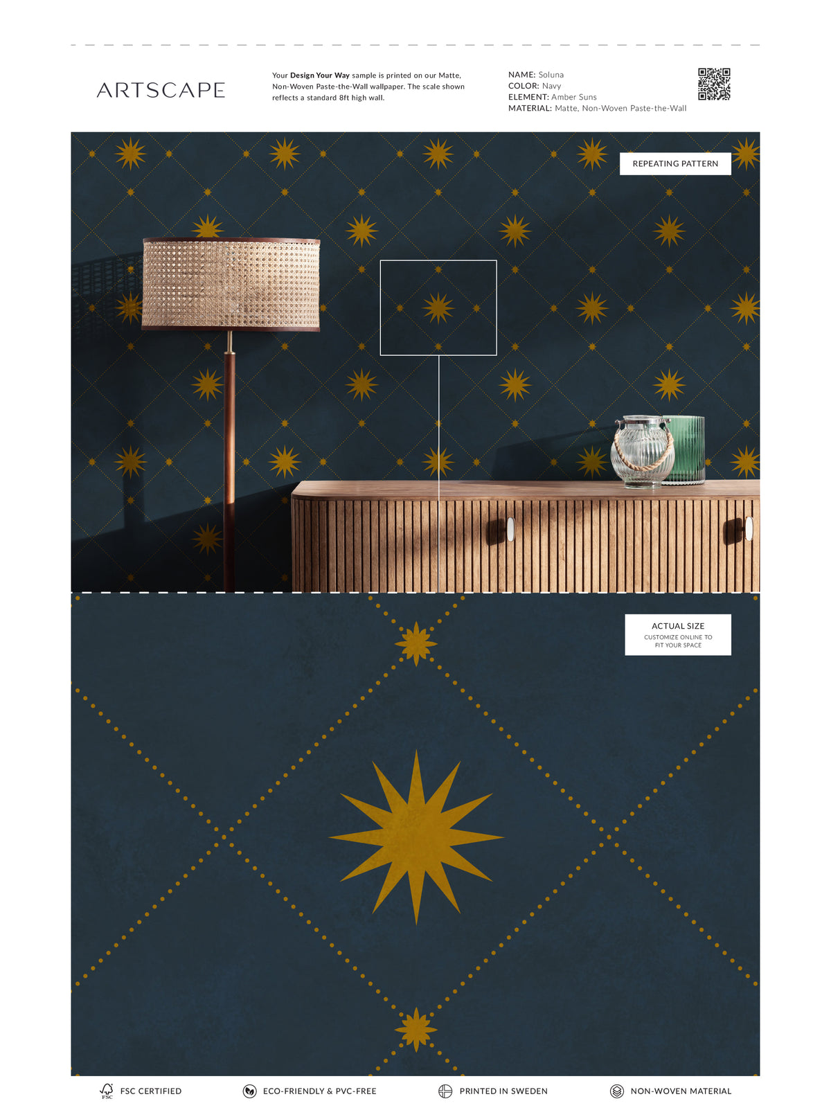 Soluna Navy Amber -  Suns