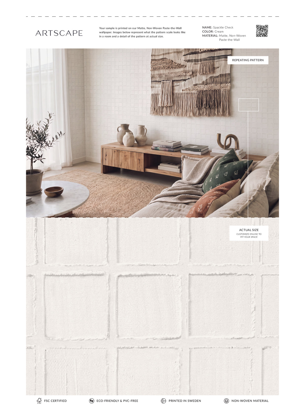 Spackle Check - Cream
