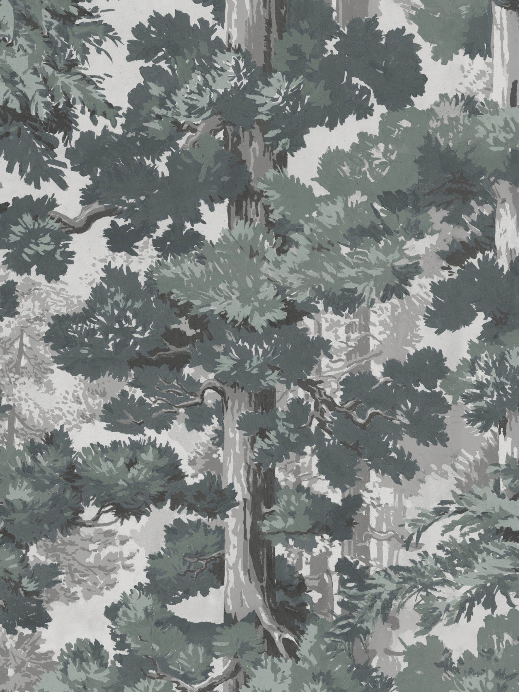 Sequoia Mural - Forest