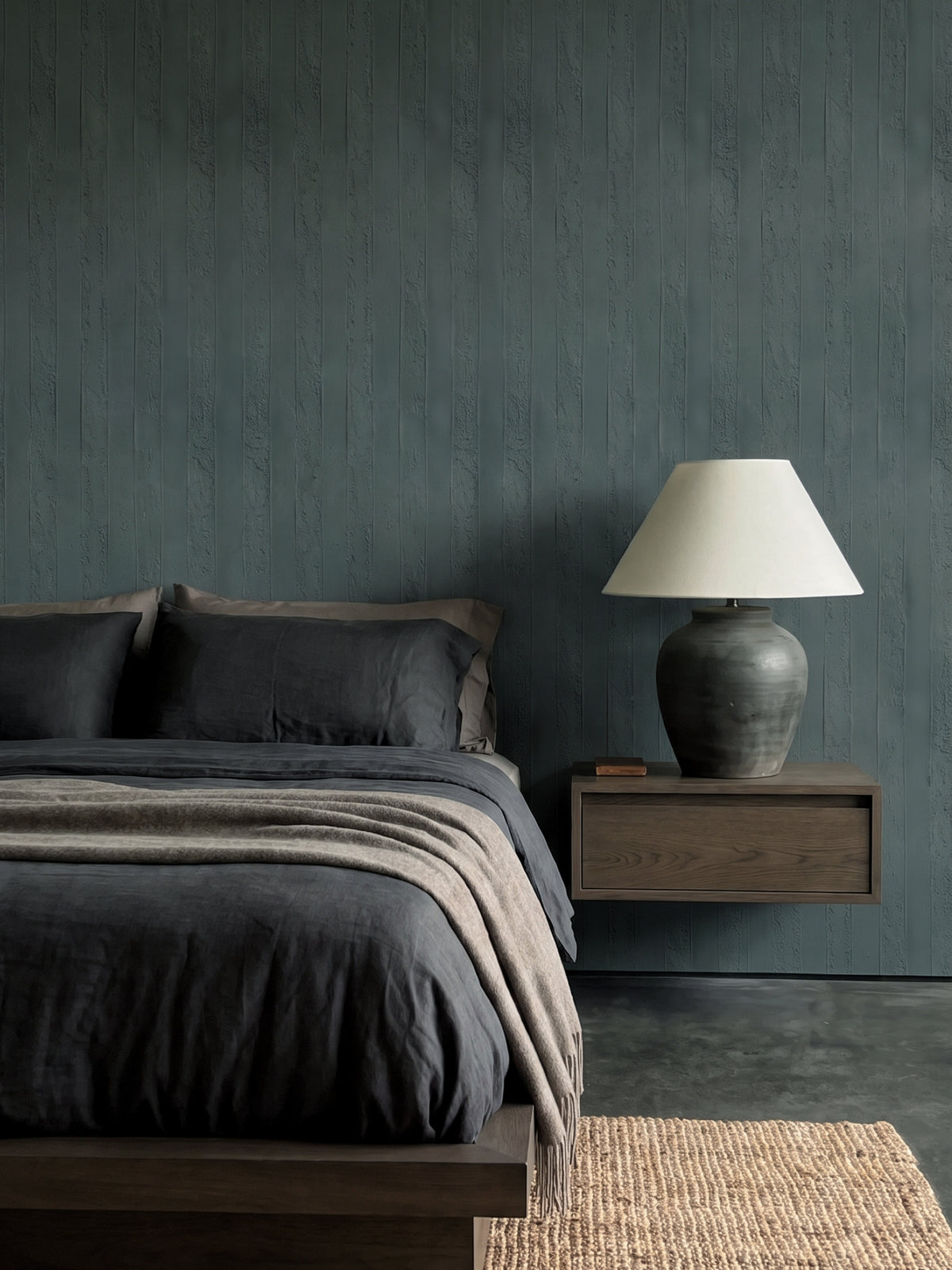 Spackle Stripe - Charcoal Gray