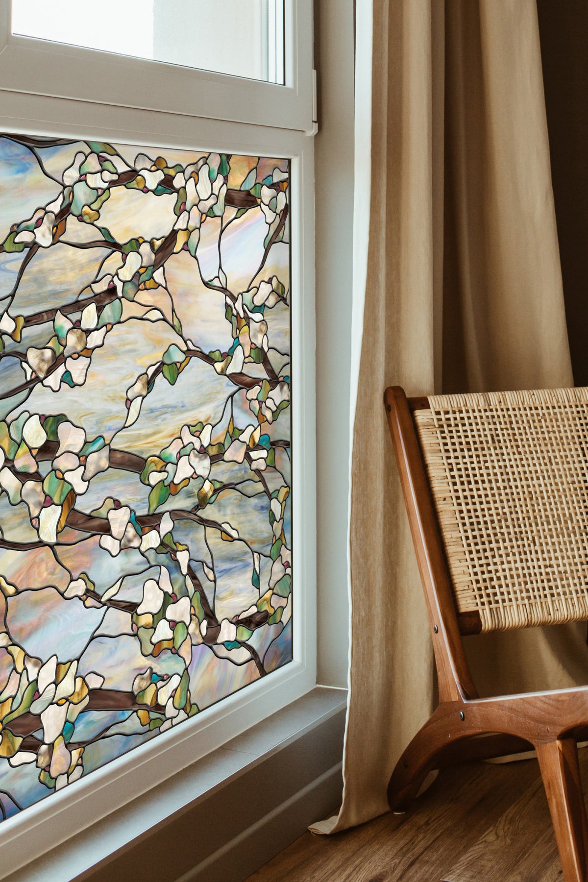 Linear Window Film Pattern Sunset | Window Film with Vibrant Colored Pattern | Made in USA ...