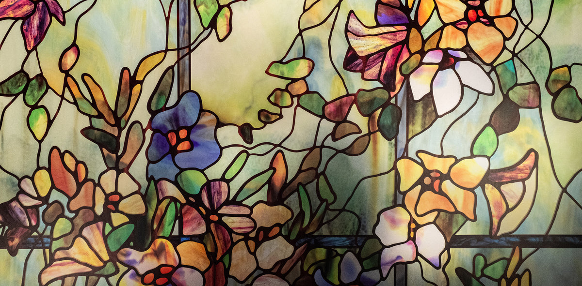 Trellis | Window Film with Vibrant Colored Pattern | Made in USA ...
