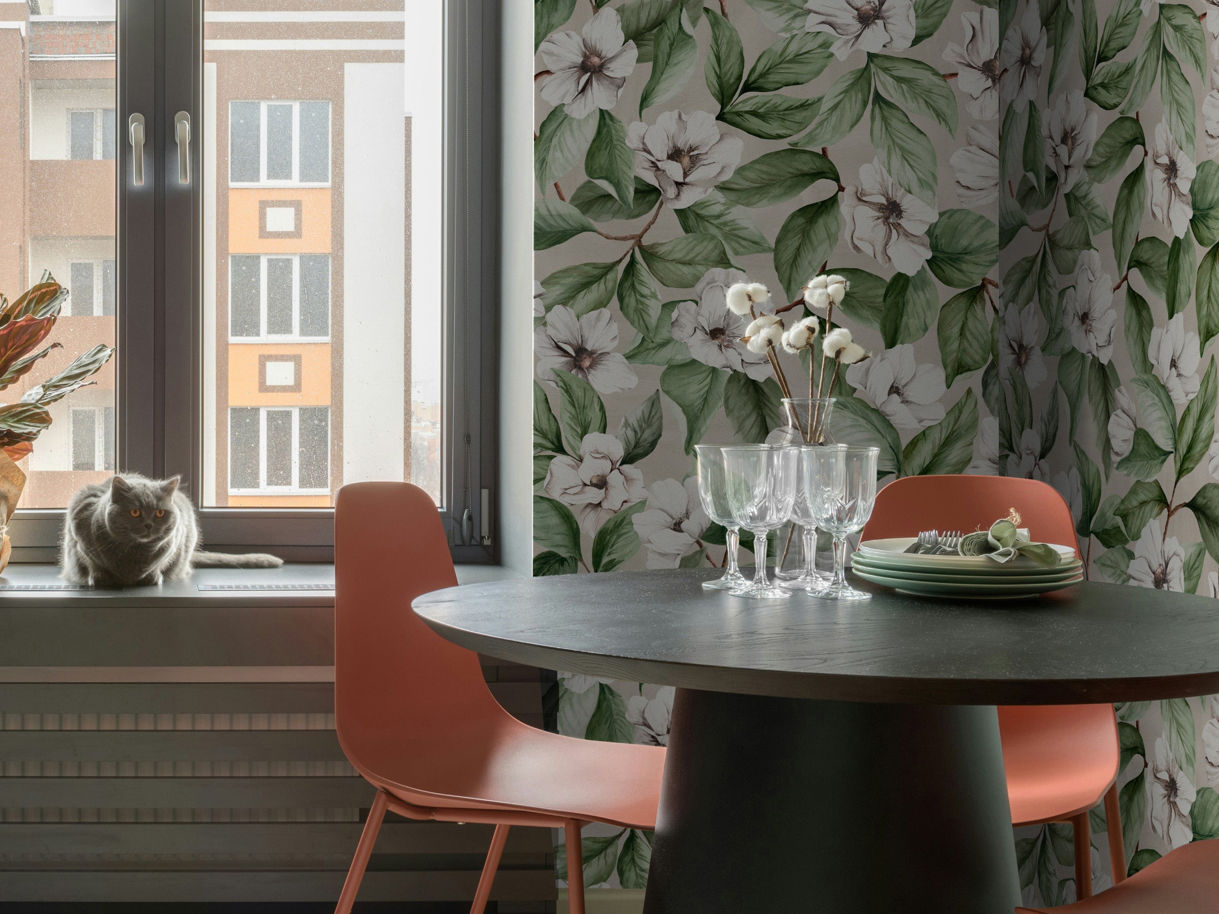 White Magnolia - Taupe
