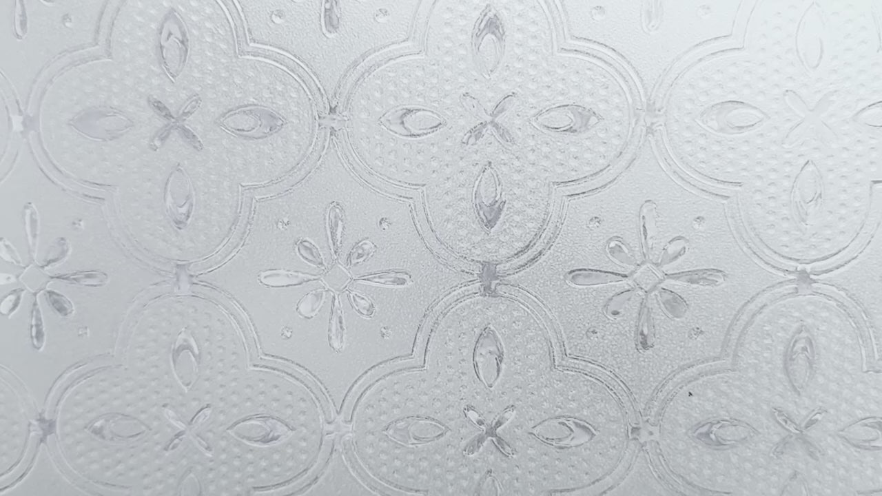 Load video: A short video showing an up-close look at the Floret window film pattern.