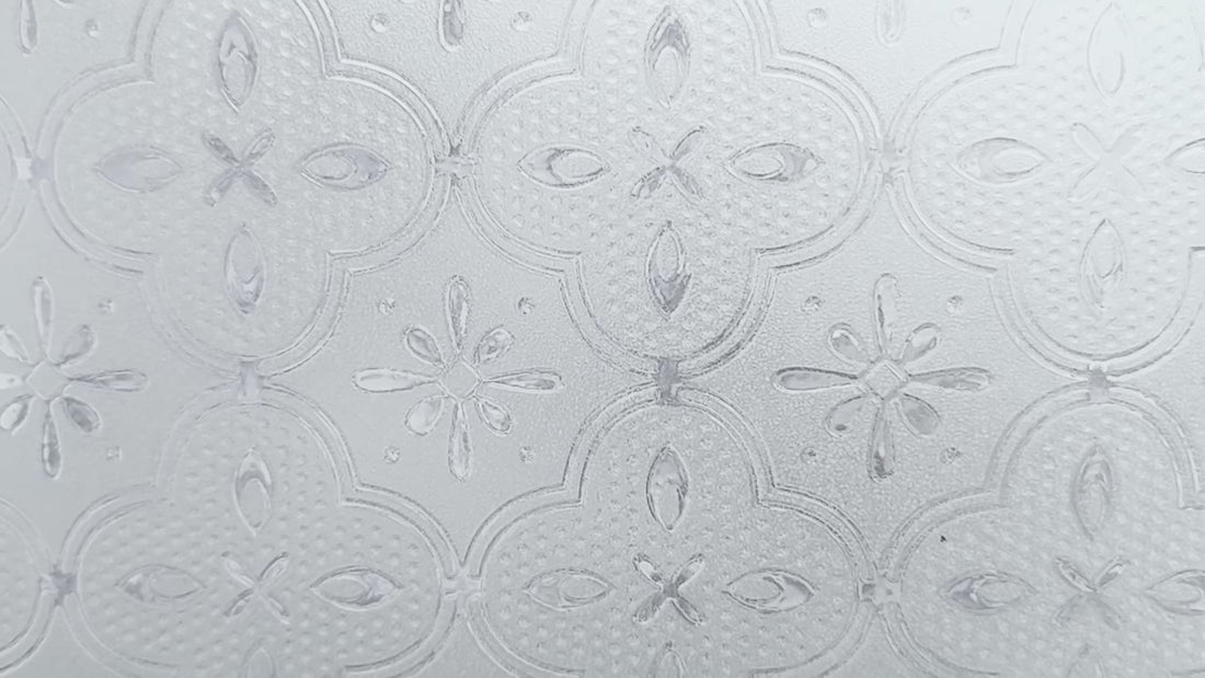 A short video showing an up-close look at the Floret window film pattern.