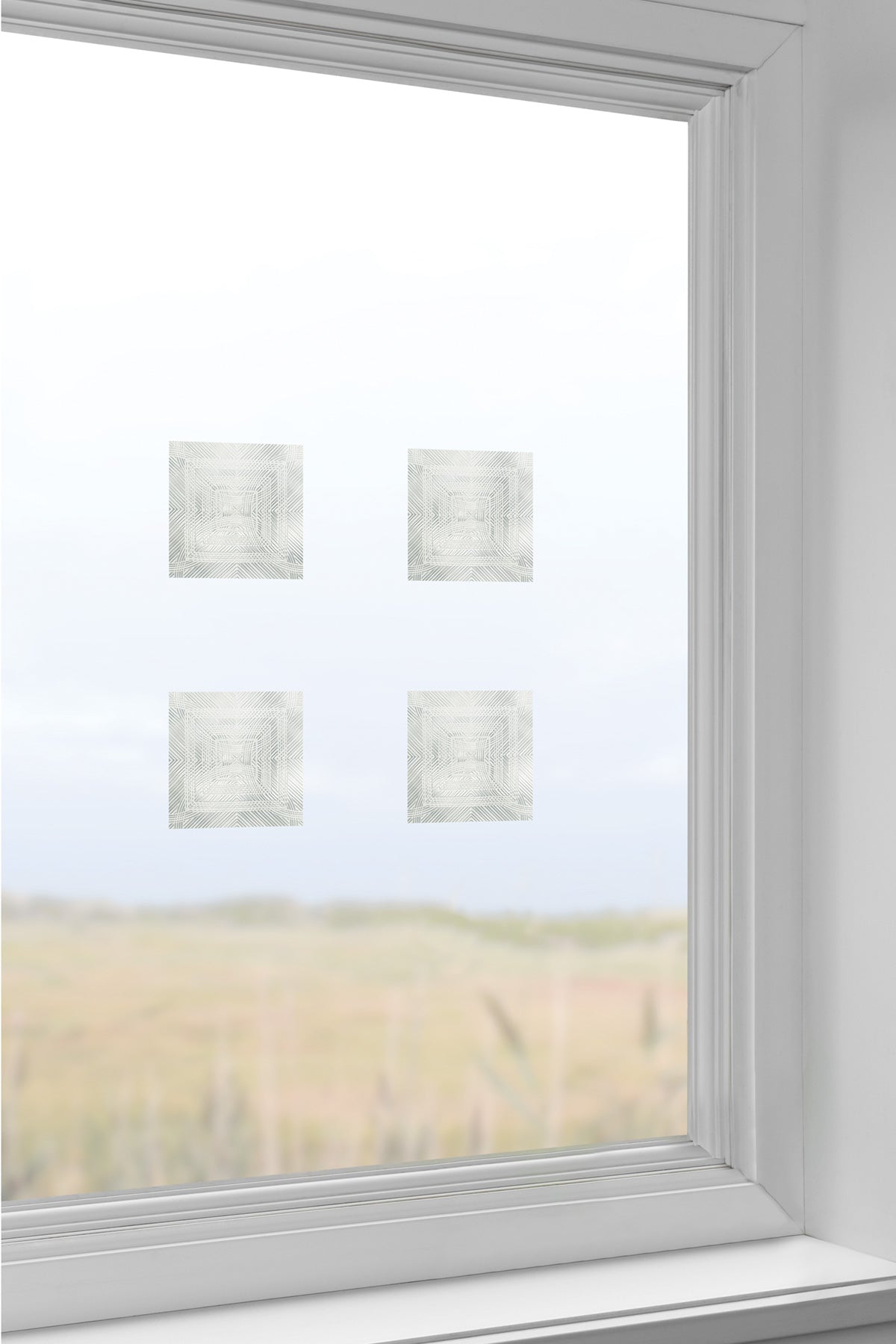 Artscape Clear 4&quot; Bird Deflector (12 pack)  - Decorative Privacy Window Films